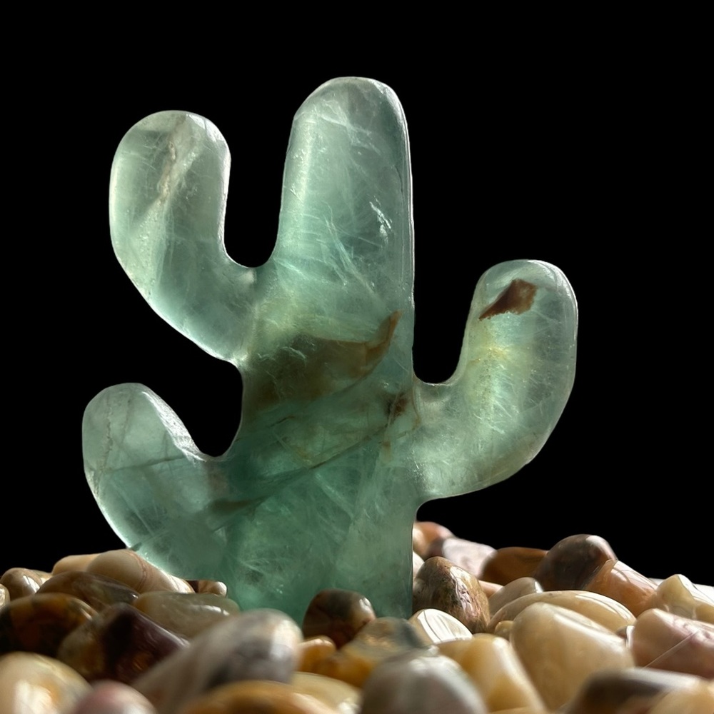 Green Fluorite Cactus - Picture 6 of 9